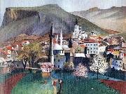 Tivadar Kosztka Csontvary Springtime in Mostar Germany oil painting artist
